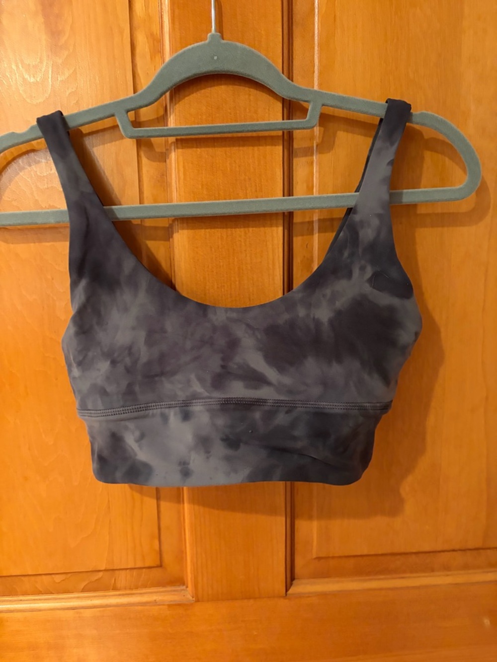 lululemon athletica Grey Tie-Dye align bra